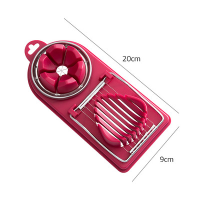 Tăiător de carne pentru prânz din oțel inoxidabil, manual multifuncțional pentru tăiat ouă, legume, fructe, șuncă, tăietor pentru sushi, unelte de bucătărie