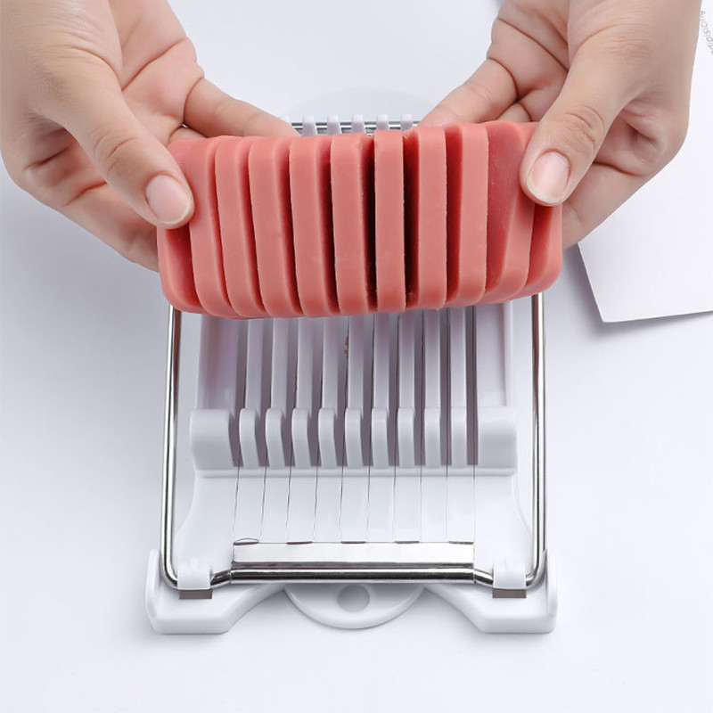 Rezač mesa za ručak od nehrđajućeg čelika, višenamjenski ručni rezač za jaja, povrće, voće, šunka, rezač za sushi Kuhinjski alati za kuhanje