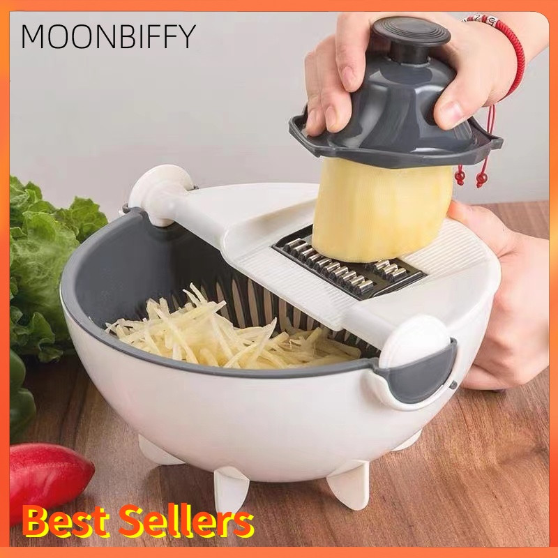 Višenamjenski rezač povrća Rezač Sjeckalica Cjedilo za voće Košara Spiralizer Ribelica Sjeckalica za hranu Mandolina Kuhinjski alat