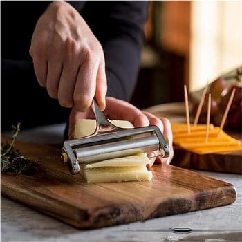 New Arrival Cheese Slicer Ρυθμιζόμενος Τρίφτης Βούτυρο αλουμινίου Αντικολλητικός Τυροκόφτης για το Εργαλείο κοπής οικιακής κουζίνας