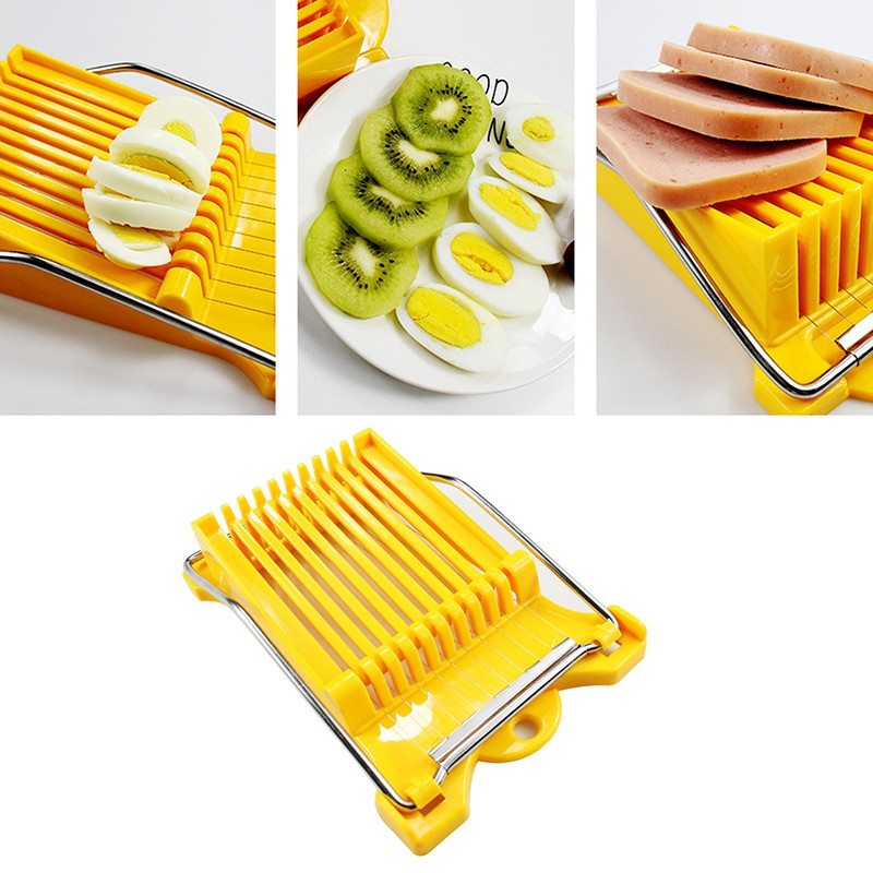 Pietų mėsos pjaustyklė 304 sustiprinta nerūdijančio plieno virtų kiaušinių vaisių minkšto sūrio pjaustyklė