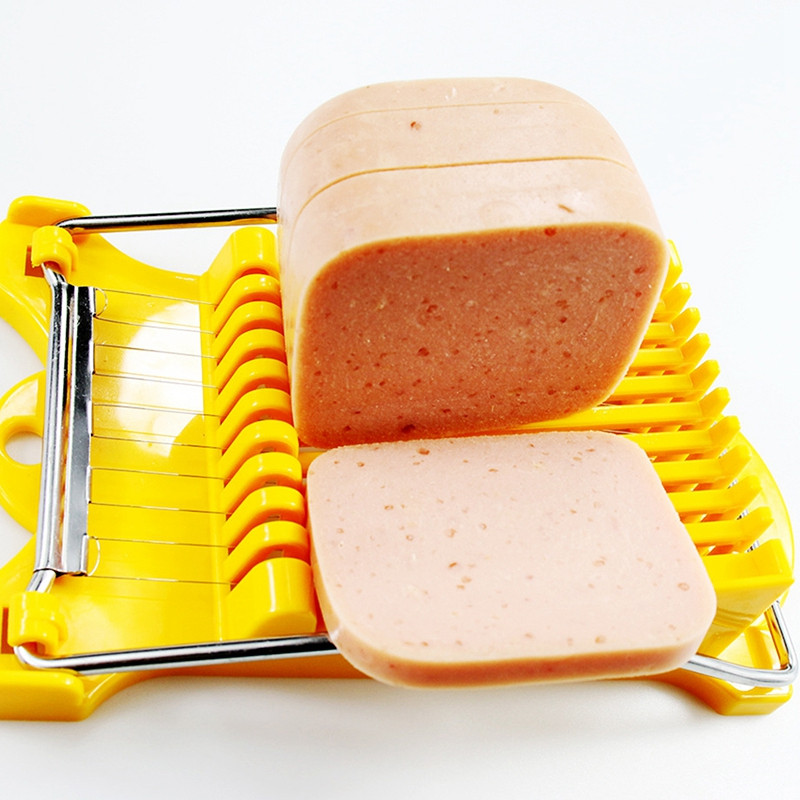 Pietų mėsos pjaustyklė 304 sustiprinta nerūdijančio plieno virtų kiaušinių vaisių minkšto sūrio pjaustyklė