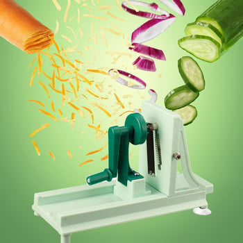 Мултифункционална резачка за зеле Резачка за зеленчуци Ръчна спирала за плодове Резачка Чопър Ренде Домакински кухненски роботи