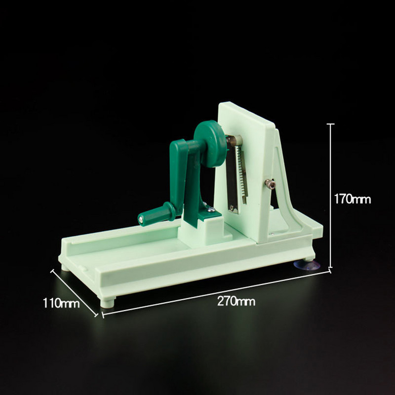 Daudzfunkcionāls kāpostu smalcinātājs dārzeņu griezējs manuāli augļu spirālveida griezējs smalcinātājs rīves mājsaimniecības virtuves virtuves kombains