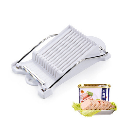 Tăiător de carne pentru prânz 304 din oțel inoxidabil armat ou fiert, fructe, brânză moale, tăietor de spam, tăietor de carne și șuncă