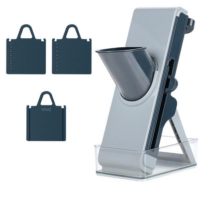 Gadgets de bucătărie Mașină de feliat legume Cartofi Tocător de alimente Mașină de tăiat cu mandolină ajustabilă pentru economisire Răzătoare de fructe Tăiător manual de morcovi