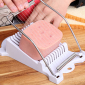 Tăiător de șuncă din oțel inoxidabil Tăiător de carne pentru prânz Tăiător de banane Tăiător de cârnați de ouă Dispozitive de bucătărie multifuncționale de acasă JA55