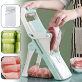 Tăiător de legume 5 în 1 Tăiător de alimente multifuncțional de bucătărie Tăiător manual de lămâie Stand Up Răzătoare pentru alimente Gadget de bucătărie