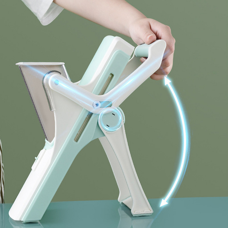 5 viename daržovių pjaustytuvas virtuvės daugiafunkcinis maisto pjaustyklės rankinis citrinų pjaustyklės stovimas Lengvas naudojimas maisto trintuvės virtuvės įtaisas