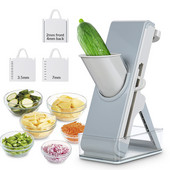 Tăiător de legume multifuncțional Tăiător de carne de cartofi Răzătoare de morcovi Accesorii de bucătărie Gadget Lamă de oțel Instrumente de ajutor pentru bucătărie