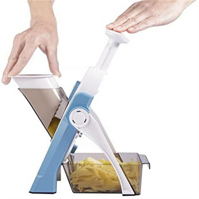 Tăiător de legume multifuncțional Tăiător de carne de cartofi Răzătoare de morcovi Accesorii de bucătărie Gadget Lamă de oțel Instrumente de ajutor pentru bucătărie