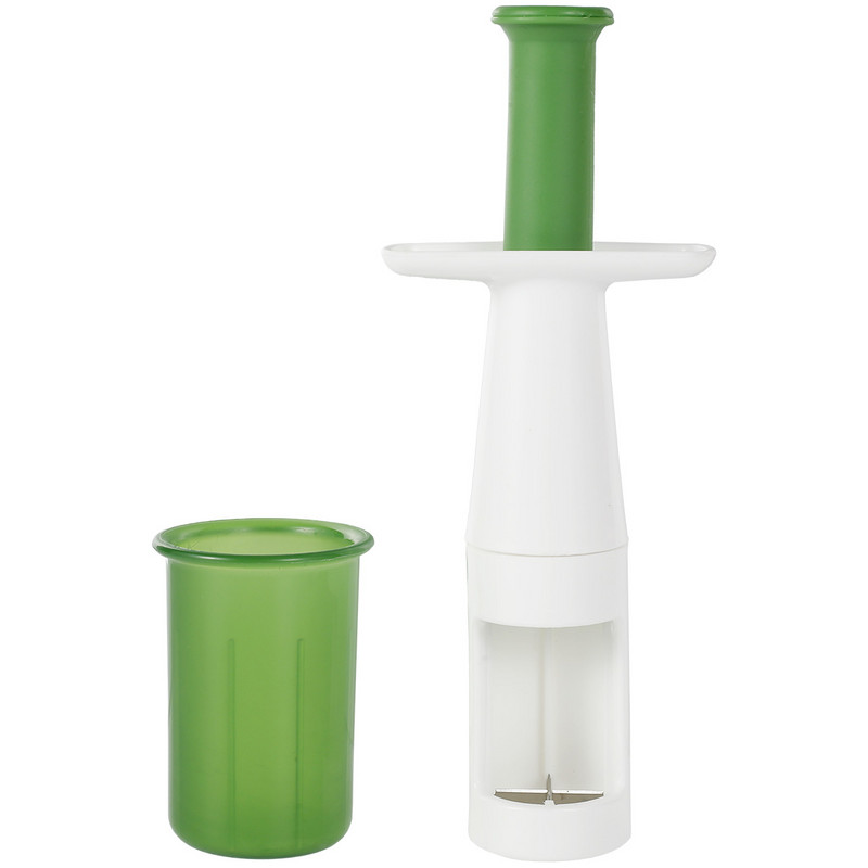 Vynuogių pjaustyklė, saugus netoksiškas PP vynuogių braškių pjaustytuvas su aštriais nerūdijančio plieno ašmenimis universaliu pomidorų vyšnių pjaustytuvu