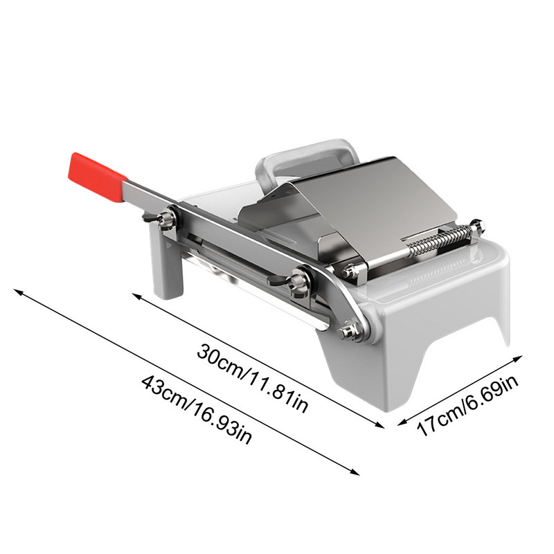 Daržovių pjaustymo mašina Buitinė rankinė mėsos pjaustyklė Šaldyto maisto pjaustyklė Jautienos pjaustymo mašina Virtuvės pjaustymo artefaktas