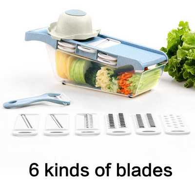 Tăiător de legume multifuncțional Accesorii de bucătărie Mașină de tăiat manual Mașină de tăiat fructe Tăiător de fructe Mașină de curățat cartofi brânză morcovi
