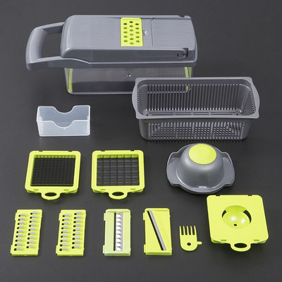 Tăiător de legume multifuncțional Accesorii de bucătărie Mașină de tăiat manual Mașină de tăiat fructe Tăiător de fructe Mașină de curățat cartofi brânză morcovi