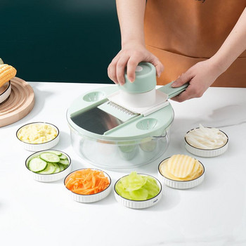 Πολυλειτουργικός κόφτης λαχανικών Κόφτης πατάτας Τρίφτης καρότων Αξεσουάρ κουζίνας Gadgets Εργαλείο κουζίνας με λεπίδα χάλυβα Shred Slice