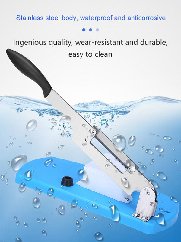 Buitinė stalo pjaustyklė Rankinė mėsos pjaustyklė Šaldyta lempa pjaustymo mašina Jautienos žolelių avienos suktinukai Mėsos pjaustyklė Nugos pjaustyklė