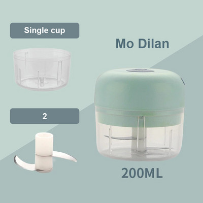 Mini USB Charging Electric Garlic Masher For Kitchen Sturdy ανθεκτικό σπαστήρας για θρυμματισμένο σκόρδο Τζίντζερ θρυμματισμένο φρέσκο