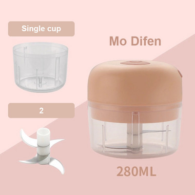 Mini USB Charging Electric Garlic Masher For Kitchen Sturdy ανθεκτικό σπαστήρας για θρυμματισμένο σκόρδο Τζίντζερ θρυμματισμένο φρέσκο