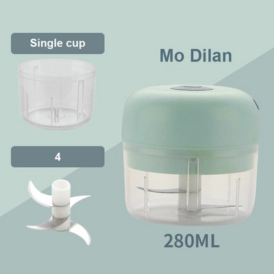 Mini USB Charging Electric Garlic Masher For Kitchen Sturdy ανθεκτικό σπαστήρας για θρυμματισμένο σκόρδο Τζίντζερ θρυμματισμένο φρέσκο