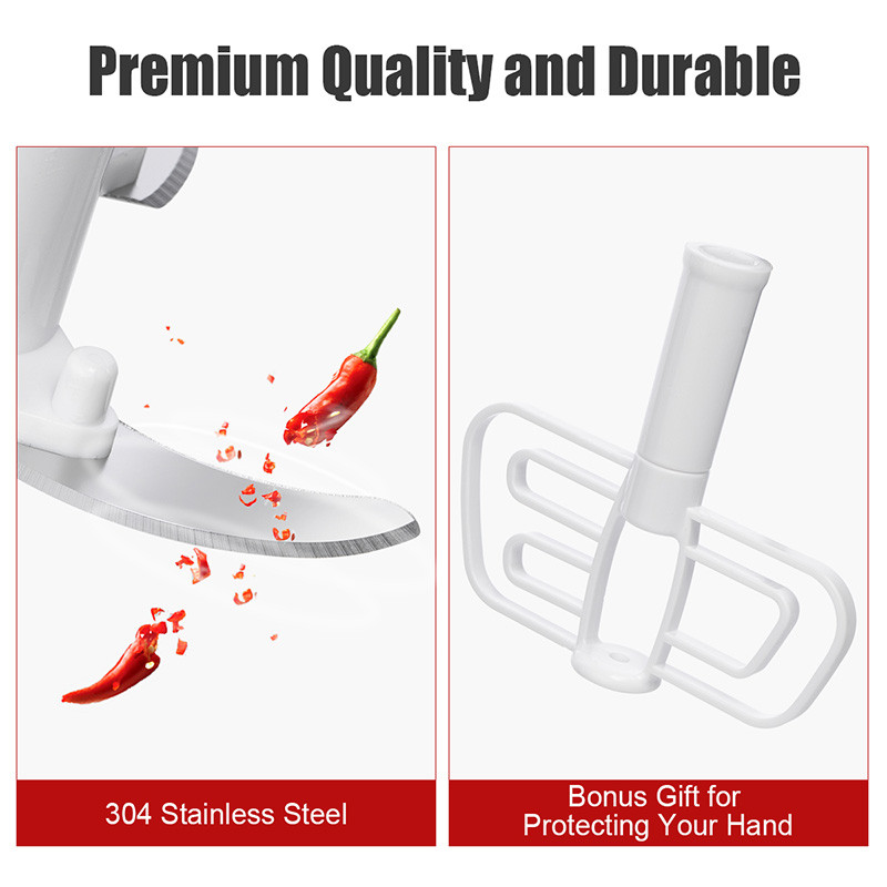 Ručna sjeckalica za hranu Kuhinjski procesor Povrće Voće Sjeckalica za meso Češnjak Sjeckalica za luk Naprave za muškarce Kuhinjski dodaci