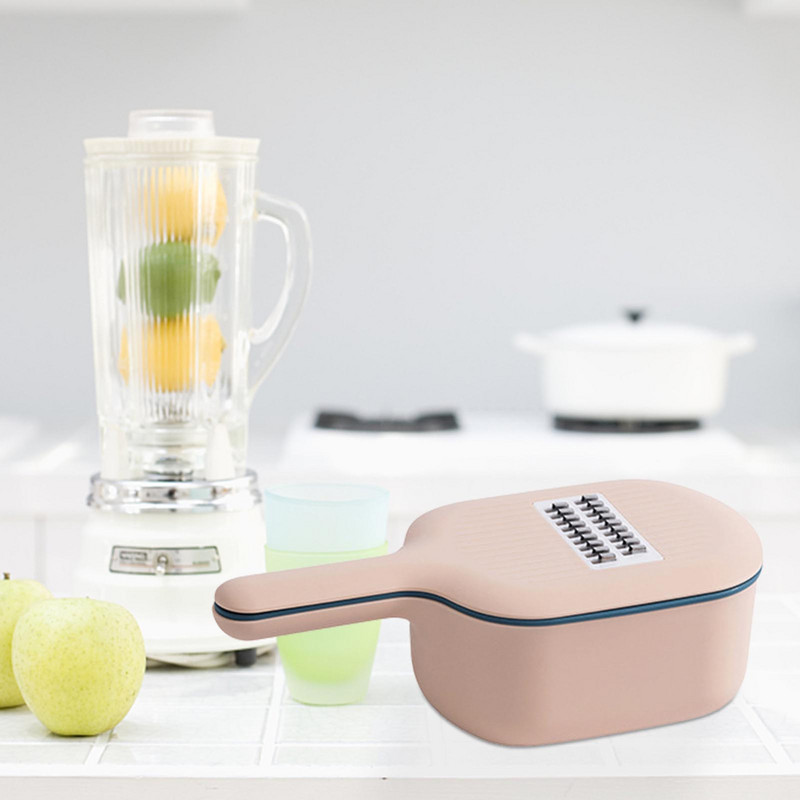 Rezač povrća Multi Cutter Mandolina Rezač s ručkom zdjele Filter Štitnik za ruke 4 u 1 Multi Cutter Mandolina povrća