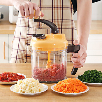 Εγχειρίδιο επεξεργαστή τροφίμων Hand Crank Food Chopper Egg Blender Κόφτης λαχανικών Κιμάς φρούτων Μύλος κρέατος εργαλεία κουζίνας