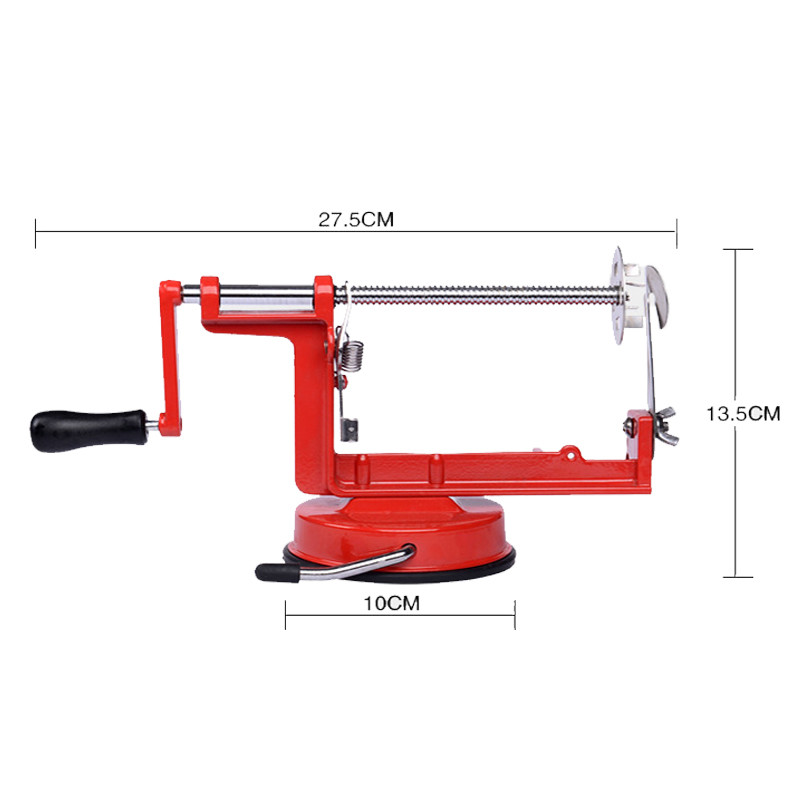 Bulvių pjaustyklė Bulvių iešmas Bulvių traškučių sukamasis pjaustymas Bulvių 304 Nerūdijančio plieno ašmenys Patvarus bulvių valgymo artefaktas