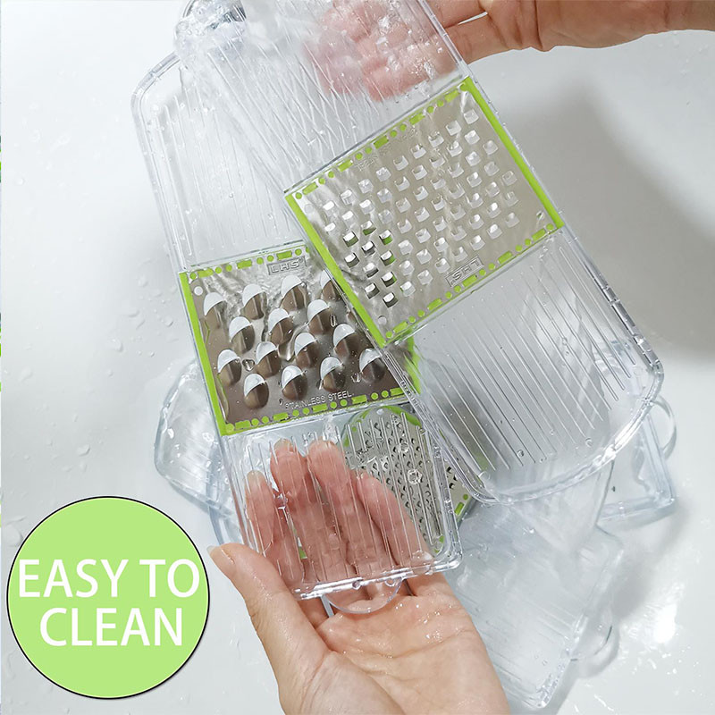 LHS Mandolina Višenamjenski rezač za prešanje povrća Rezač Gulilica voća Sjeckalica Ribelica za povrće Sjeckalica s 4 oštrice