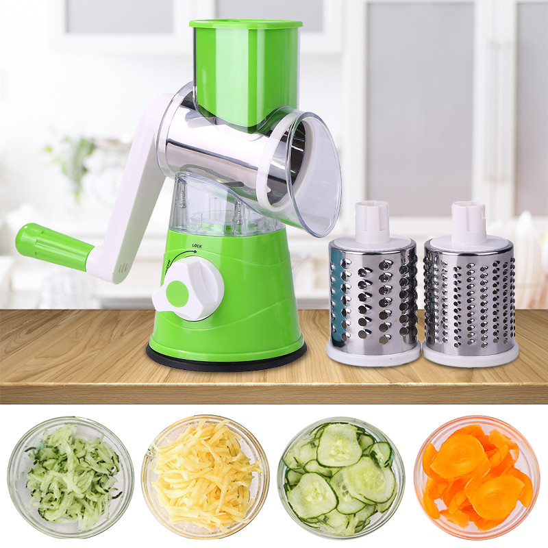 Rezač za krumpir, mrkvu, okrugli rezač za mandolinu, alat za sir, povrće, voće, višenamjenski alat za sjeckanje, kuhinjski alat