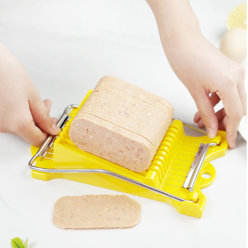 Rezač mesa Rezač suhih kobasica Rezač od nehrđajućeg čelika s 10 žica Rezač hrane Rezač sira Jaja Povrće Voće Rezač spama