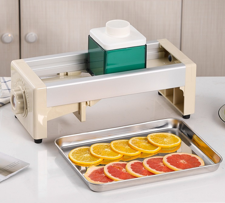 Εμπορικός κόφτης φρούτων, οικιακός, κομμένος στο χέρι, τεχνούργημα τσιπ πατάτας λεμόνι, κατάστημα τσαγιού γκρέιπφρουτ, κόφτης πορτοκαλιού