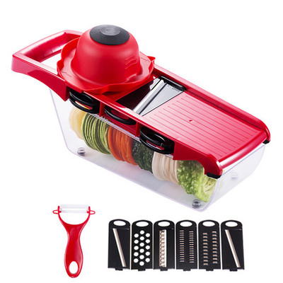Tăiător de legume Accesorii de bucătărie Tăiător de fructe Tăiător de cartofi Răzătoare de morcovi Brânză Răzătoare de legume