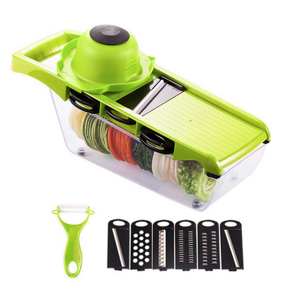 Tăiător de legume Accesorii de bucătărie Tăiător de fructe Tăiător de cartofi Răzătoare de morcovi Brânză Răzătoare de legume