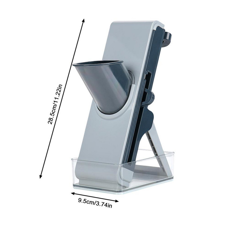 Višenamjenski ručni rezač povrća Sklopivi rende Rezač Rezanje voća Pomfrit Set alata za sjeckanje artefakata