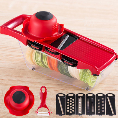 Tăiător de legume Accesorii de bucătărie Tăiător de fructe Tăiător de cartofi Răzătoare de morcovi Brânză Răzătoare de legume