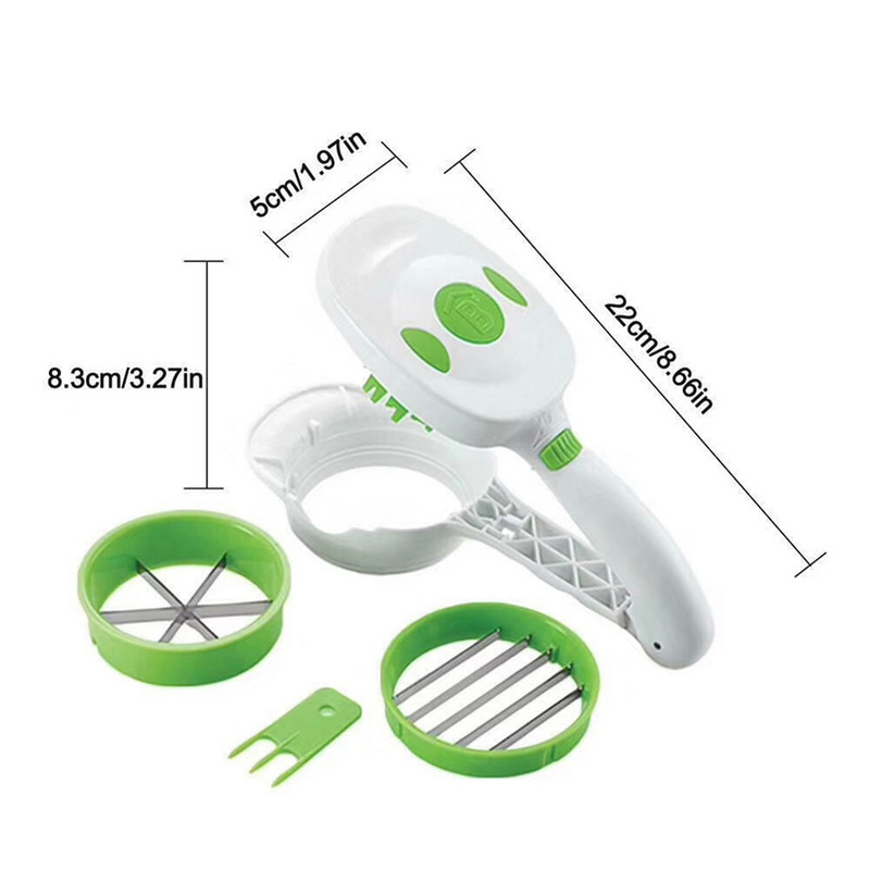 Kuhinjski ručni rezač povrća, višenamjenski rezač, rezač krumpira za sir, rezač povrća i voća, stroj za salatu