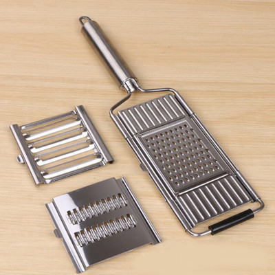 Tocător tăietor din oțel inoxidabil Tăiător manual portabil pentru legume Răzătoare ușor de curățat cu mâner Instrument multifuncțional de bucătărie pentru casă