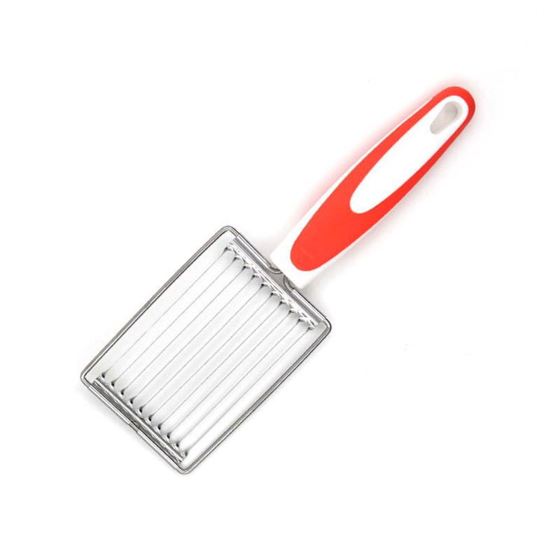 1 vnt. Pomidorų priešpiečių mėsos pjaustyklė, nerūdijančio plieno kumpis dešra, bananai, kiaušiniai, vaisiai, salotos, pyragaičiai, įrankiai, virtuvės gaminimo įtaisai