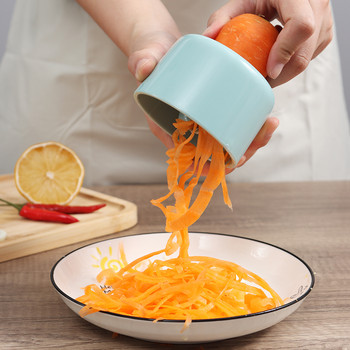 Spiralizer Carrot Vegetables Veget Tool Εγχειρίδιο Σπιράλ Τρίφτης Λαχανικών Κόφτης χειρός κουζίνας Αξεσουάρ Κόφτης για