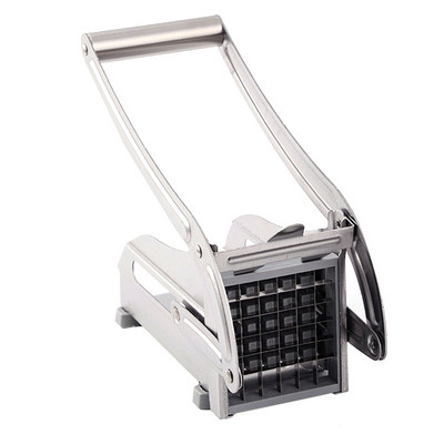 Tăiător de cartofi din oțel inoxidabil Tăiător de cartofi Cartofi prăjiți Mașină manuală de tăiat legume pentru obiecte de bucătărie Accesorii pentru casă
