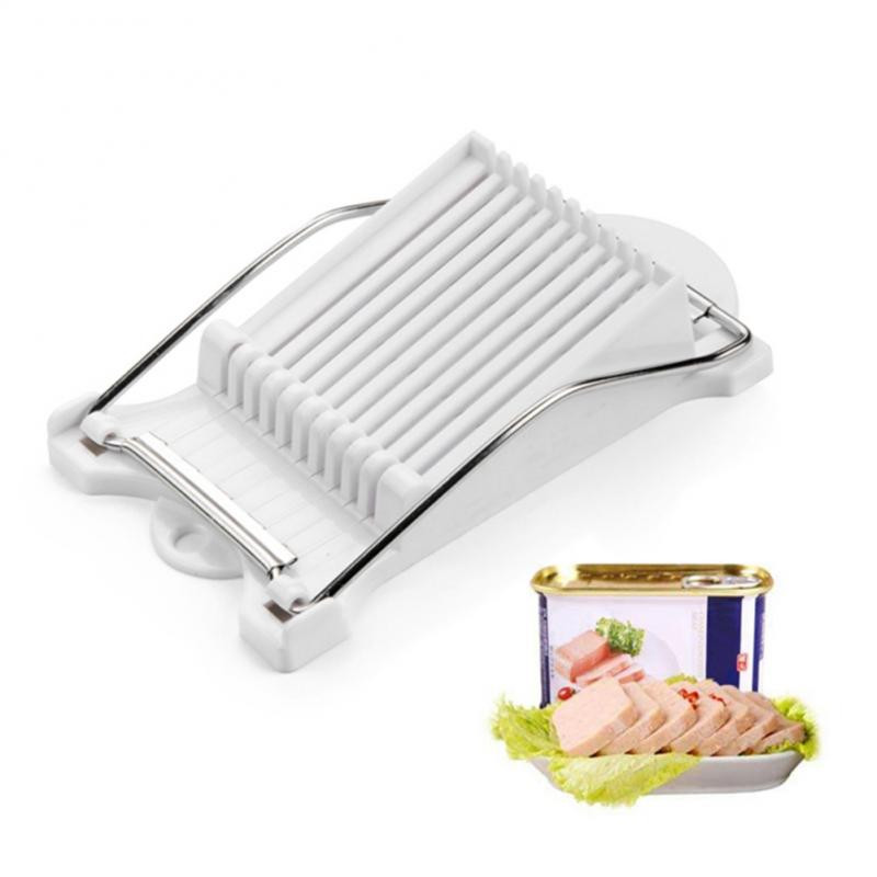 Mėsos pjaustyklė priešpiečiams 10 Nerūdijančio plieno viela kiaušiniams Minkštas maistas Sūris Vaisiai Sušių pjaustyklė Konservuotos mėsos griežinėlių įtaisas