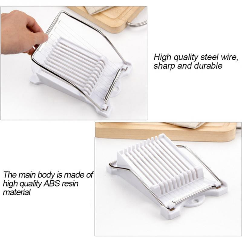 Mėsos pjaustyklė priešpiečiams 10 Nerūdijančio plieno viela kiaušiniams Minkštas maistas Sūris Vaisiai Sušių pjaustyklė Konservuotos mėsos griežinėlių įtaisas