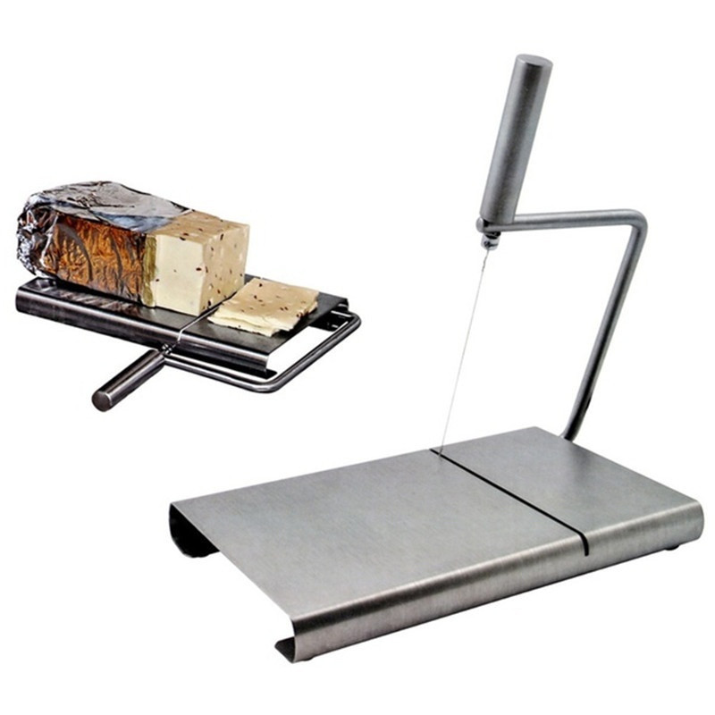 1 vnt sūrio sviesto pjaustyklės pjaustymo lenta iš nerūdijančio plieno vielos pjaustymo deserto peiliukai