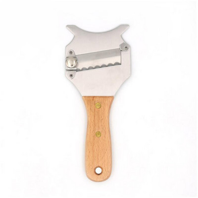Mâner din lemn Tăiător Parabfi Răzătoare tăietor de ciocolată Instrument de bucătărie pentru coacere unt Instrumente multifuncționale pentru brânză din oțel inoxidabil