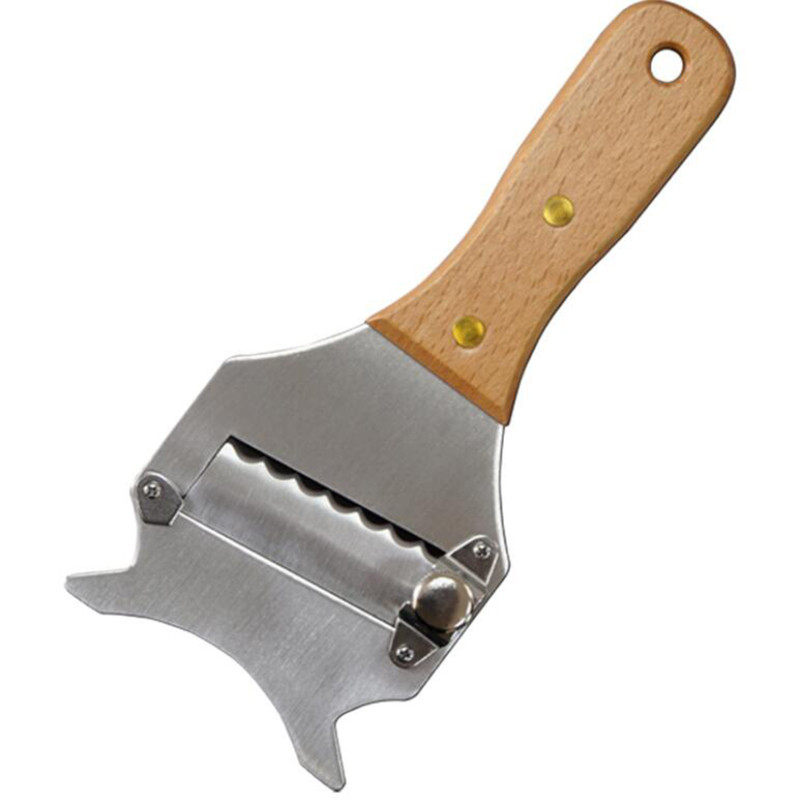 Medinė rankena Parabfi pjaustyklė šokolado pjaustyklė virtuvės įrankis kepimo sviestas nerūdijančio plieno sūris Daugiafunkciai įrankiai