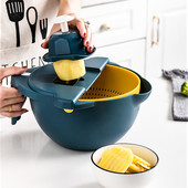 Tăiător de legume multifuncțional Răzătoare de cartofi Morcovi Răzătoare de ceapă cu filtru Tăiător de legume de uz casnic Accesorii de bucătărie