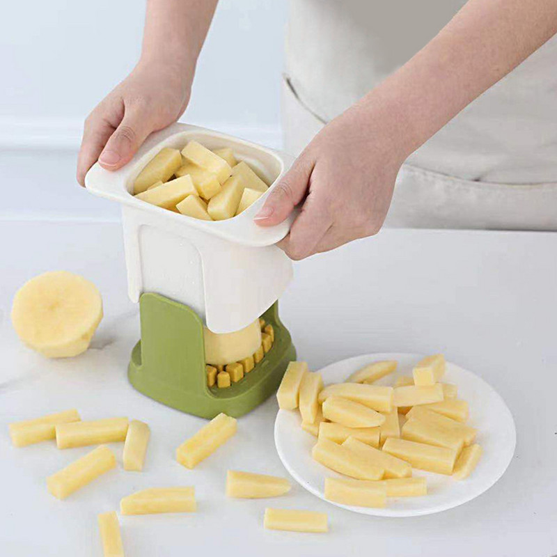 Rezač za pomfrit Višenamjenska sjeckalica za povrće, voće Aparat za pečenje pomfrita Kuhinjski rezač za rajčice, paprike, krumpir