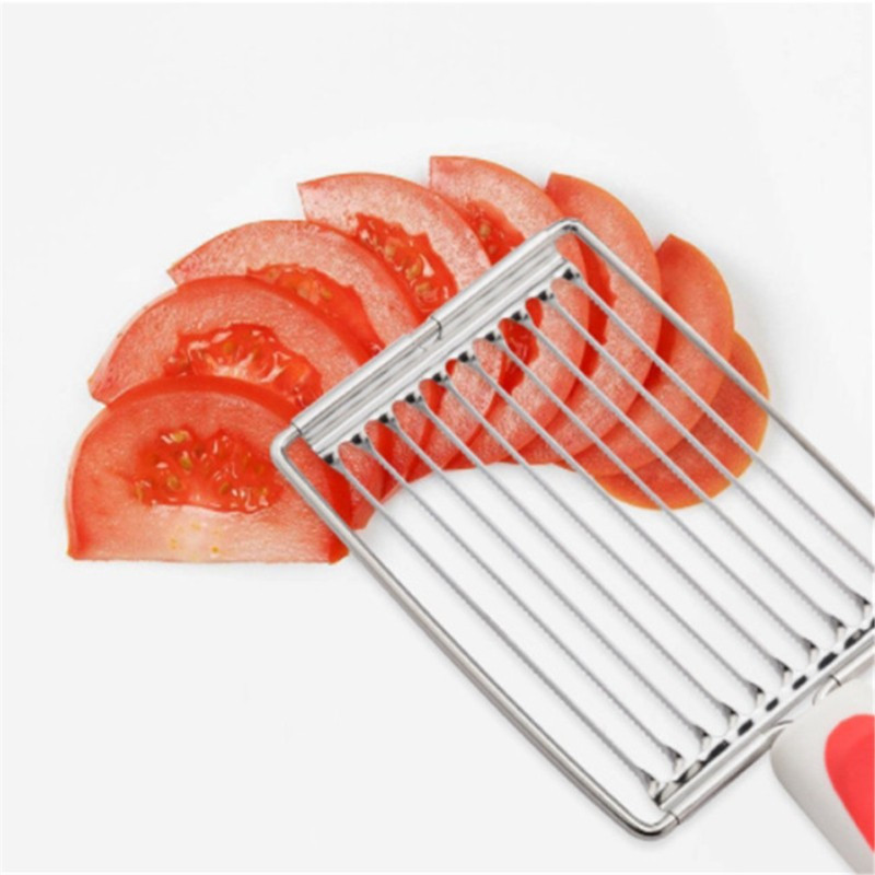 Rezač za rajčice od nehrđajućeg čelika Rezač za voće i povrće Rezač za rajčice Banana Jagode Rezač za meso Alati za rezanje Kuhinjski pribor