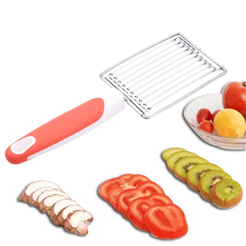 Rezač za rajčice od nehrđajućeg čelika Rezač za voće i povrće Rezač za rajčice Banana Jagode Rezač za meso Alati za rezanje Kuhinjski pribor